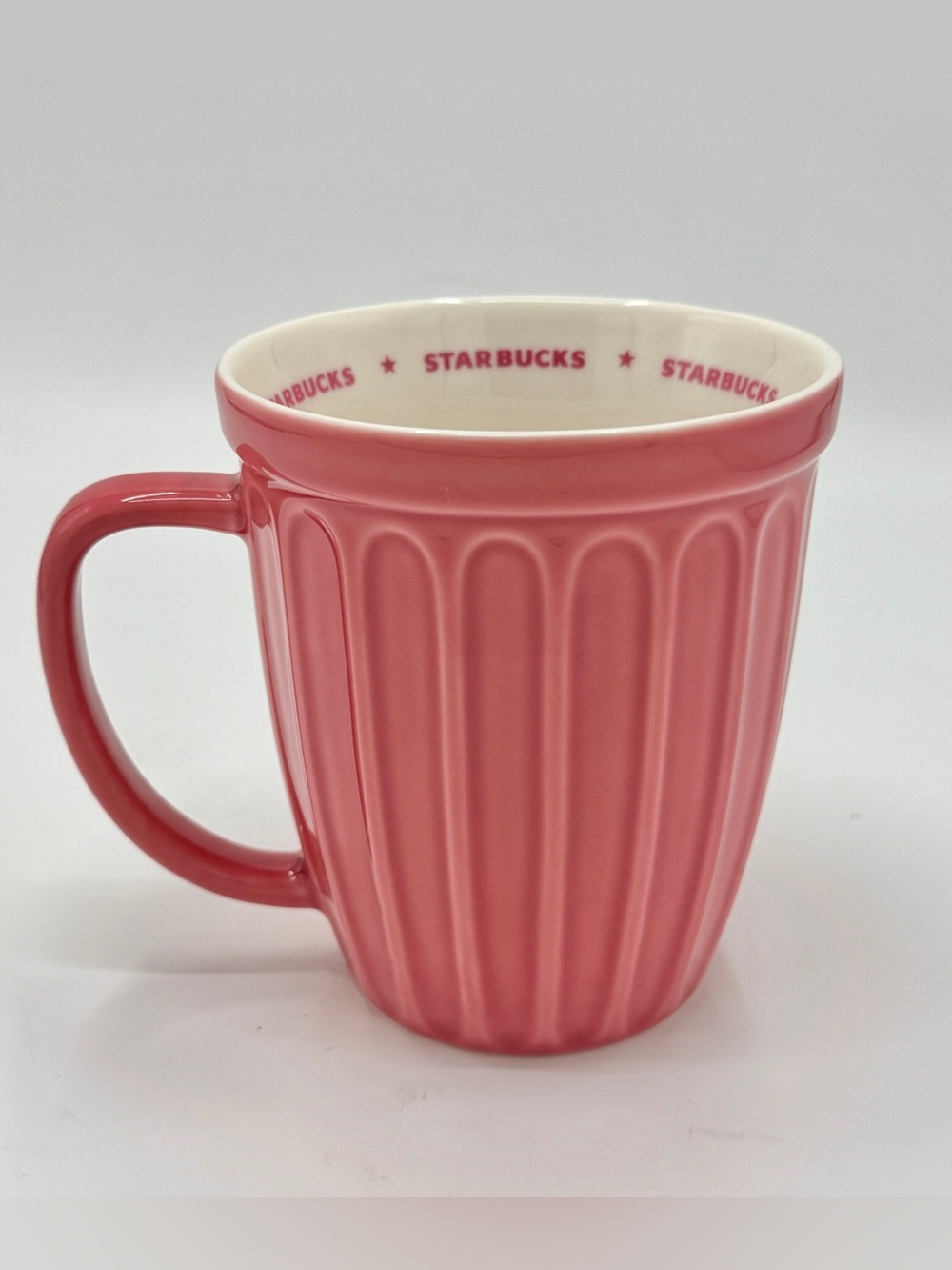 Vintage 2006 Starbucks Pastel Pink Coffee Mug, 16oz.